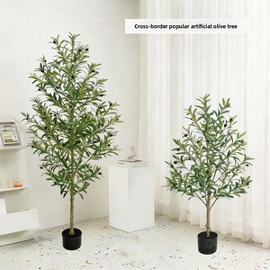 Olivo Artificial Premium con Tronco Texturizado, Planta Artificial en Maceta para Decoración de Interiores, Exteriores y Balcones - Product Image 6