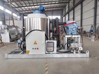 Fabricante Chino Haiyue, Máquina de Hielo en Escamas de 10 Toneladas, Máquina Industrial para Hacer Hielo en Escamas, Máquina Comercial para Hacer Hielo en Escamas para Mariscos