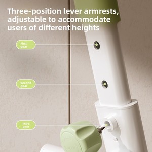 Mini stepper pliable vertical pour l'escalade, avec main courante réglable, silencieux, pour l'entraînement des jambes et des fessiers à domicile - Product Image 5