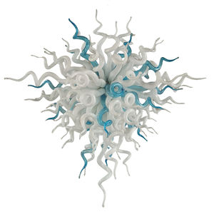 עיצוב ייחודי מנורת חג המולד קישוט לבן עם מעט נברשת זכוכית צ 'נברשת - Product Image 3