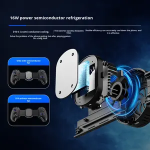 Manette de jeu sans fil extensible D10S avec refroidissement pour PC, Android, iOS / Switch et streaming - Product Image 3