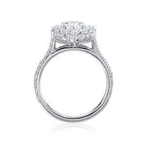 Elegante anello a forma di goccia per donna, gioiello da dito scintillante e alla moda - Product Image 4