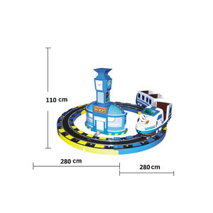 Train de manège pour enfants de haute qualité 2026, <span class=keywords><strong>ferroviaire</strong></span> électronique à monnayeur pour centre de divertissement familial - Product Image 2