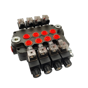 Vanne de commande directionnelle monobloc hydraulique à solénoïde 4 bobines Huamao 4Z80-AAAA-ES3-12/24VDC-G |   Garantie d'un an 45 litres/min - Product Image 2