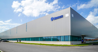 Système de rayonnage modulaire réglable pour magasin de détail, étagère de magasin, panneau de grille blanc et rouge pour supermarché