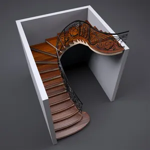 Modern yeni tasarım açık kullanılan spiral merdiven fiyatları