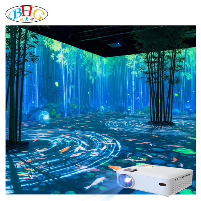 Turnkey 3D Interactive Projector Corporate Immersive Experience Room with 360 Degree Video Portable for for Product Showroom