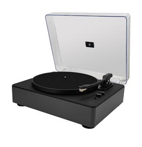 Lecteur <span class=keywords><strong>HiFI</strong></span> <span class=keywords><strong>vinyle</strong></span> LP look de mode moderne avec émetteur de dents bleues gramophone plateau tournant pleine taille - Product Image 3