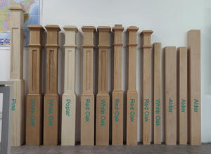 Barandilla de escalera de madera natural, <span class=keywords><strong>pilar</strong></span> de pasamanos, <span class=keywords><strong>pilar</strong></span> de madera tallada, piezas de escalera, barandilla, escalera, pilares de madera - Product Image 6