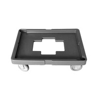 Chariot de service isotherme avec roues à frein pour conteneurs chauffants
