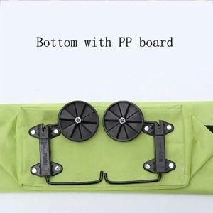 Carritos Ligeros Reutilizables para Compras, Plegables, Carrito de Supermercado con Ruedas, Bolsa de Compras Plegable con Ruedas - Product Image 3