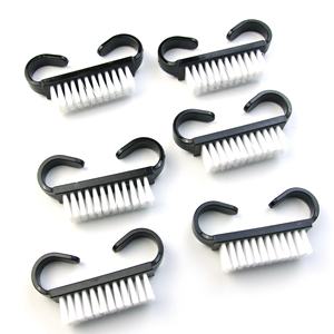 Nail Beauty Custom Atacado Venda Quente Mini Tamanho Removedor De Poeira Limpeza Chifre Preto Escova De Unhas - Product Image 1