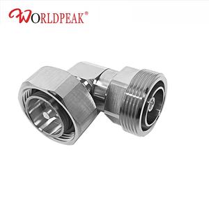 Adaptateur <span class=keywords><strong>coudé</strong></span> à Angle droit 4.3-10 <span class=keywords><strong>mini</strong></span> prise femelle Din vers prise mâle 7/16 Din connecteur adaptateur coaxial faible PIM - Product Image 1
