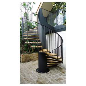 <span class=keywords><strong>Kit</strong></span> d'<span class=keywords><strong>escalier</strong></span> <span class=keywords><strong>en</strong></span> colimaçon Prima sur mesure, <span class=keywords><strong>prix</strong></span> compétitifs, escaliers intérieurs et extérieurs, couleur noire, design <span class=keywords><strong>en</strong></span> fer forgé - Product Image 4