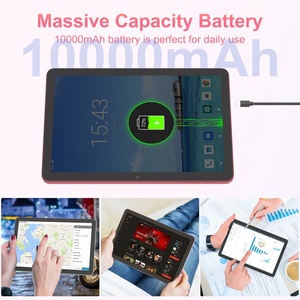 C Ý Tưởng Nhà Máy 10.1-Inch HD Android Máy Tính Bảng 8GB RAM + 512GB Lưu Trữ 10000MAh Pin 5G Kết Nối Màu Đỏ Với MTK Bộ Vi Xử Lý - Product Image 5