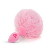 Bouchon anal en silicone médical avec gemme colorée pour adultes