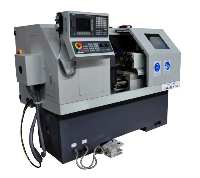 Torno paralelo cnc torno CK6432 torno CNC máquina para precisão roscas corte