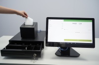 Imprimante de facturation de restaurant au détail Windows 11 Touch Pos Caissier Machine POS Terminal Caisse enregistreuse tout-en-un Systèmes POS