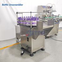 Ligne de remplissage et de bouchage de détergent liquide Hine 100ml 300ml, ligne de remplissage et de scellage de bouteilles Hine, ligne de remplissage de liquide vaisselle