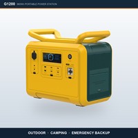 Station d'alimentation portable G1200 960Wh 1200W à onde sinusoïdale pure, générateur solaire LiFePO4 pour
