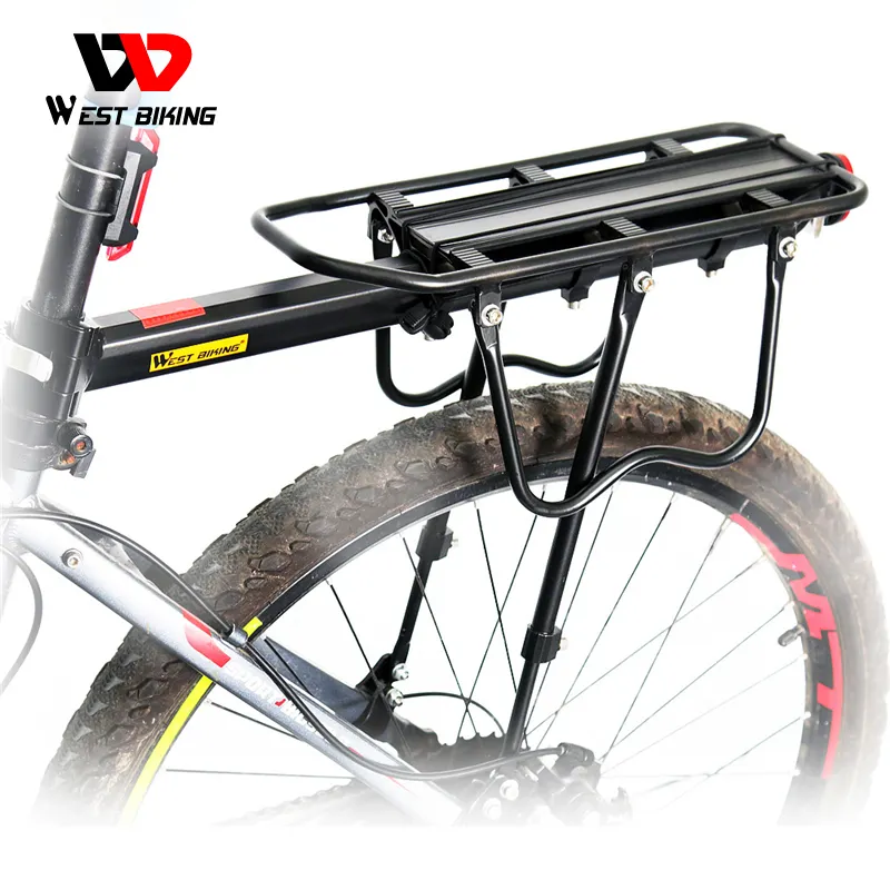 WEST BIKING-soportes para equipaje, accesorios de ciclismo, soporte de pie, disco de freno en V, soporte trasero para bicicleta de montaña