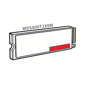 BLACK SN8100 <b>8</b> <b>TB</b> <b>SSD</b> - WDS800T1X0M,Without Heat Sink - Product Image 1