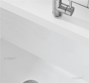 Diseño Popular <span class=keywords><strong>de</strong></span> acrílico puro rectángulo <span class=keywords><strong>de</strong></span> piedra <span class=keywords><strong>de</strong></span> resina lavabo solo delantal frente <span class=keywords><strong>fregaderos</strong></span> <span class=keywords><strong>de</strong></span> <span class=keywords><strong>cocina</strong></span> - Product Image 6