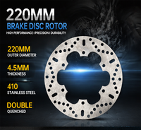 Disque de frein de moto, remplacement direct OEM, disque ondulé CNC avant et arrière pour motos universelles, scooters, motos tout-terrain