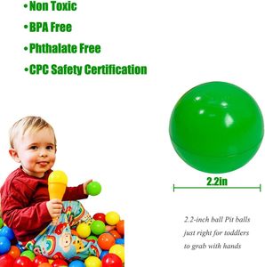 Manufacture Thicken PE Colorful Cheap Playground <b>Ball</b> Pit <b>Balls</b> Soft Plastic Anti-flexible Ocean <b>Balls</b> for <b>Pool</b> - Product Image 3