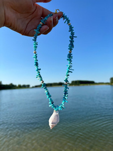 INS Style gros Beachy vacances <span class=keywords><strong>corail</strong></span> perle d'eau douce pierre perle colliers mode à la main première fête des mères bijoux - Product Image 2