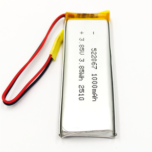 Batería de Polímero de 1000 mAh y 3.85 V, 522067, para Escáner, Lápiz Traductor, Telémetro, 500 Ciclos - Product Image 2