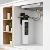 Système de filtration d'eau sous évier à installation facile et connexion rapide