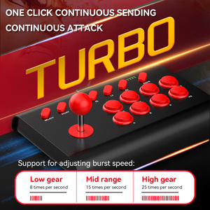 RALAN Y02 Arcade Joystick <span class=keywords><strong>Gamepad</strong></span> Caixa de jogo sem fio TV <span class=keywords><strong>Android</strong></span> Turbo Combo 2.4g para PS4 Controller Arcade Rocker - Product Image 6