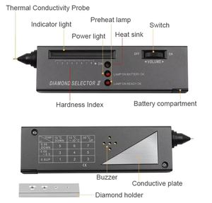 Schmucktester LED-Lichtanzeige II Schmuckwerkzeug Diamanttester für Edelsteinauswahl Premium-Produkt - Product Image 4