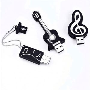 Clé USB 2.0 4 Go/16 Go/32 Go/64 Go, nouvelle boîte, comprend des instruments de musique - violon, piano, guitare - Product Image 3