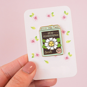Nouveaux débuts populaires épinglettes en métal personnalisé artisanat accessoires paquet de graines jardinage motivation émail dur broche fleur - Product Image 5