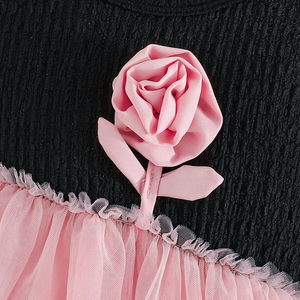 ชุดเดรสเจ้าหญิงสุดหรูสำหรับเด็กผู้หญิง ดีไซน์น่ารักทรงเอไลน์ ความยาวปานกลาง ผ้าเนื้อนุ่มระบายอากาศได้ดี เสื้อผ้าเด็กผู้หญิงตัวเล็ก - Product Image 5