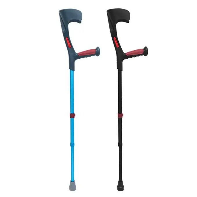 Walking Forearm Crutches for Men Women Light Durable Retractable Heavy Duty Ergonomic Handle Arm Crutch for Seniors