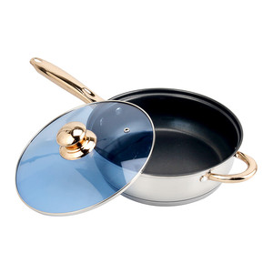 Ustensiles de cuisine argentés de 12 pièces au design moderne avec couvercle en verre, batterie de cuisine en acier inoxydable de qualité supérieure - Product Image 4