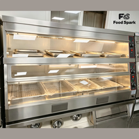Vitrine chauffante pour burgers KFC et ailes de poulet, en acier inoxydable, pour usage commercial, fabriquée en Chine