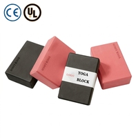 Ensemble de blocs et sangles de yoga et pilates en EVA haute densité, respirant, écologique, antidérapant, avec logo personnalisé pour l'entraînement à domicile