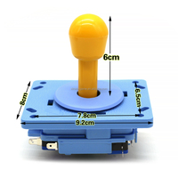 Joystick d'arcade en plastique à 8 voies Centres de jeu commerciaux à pièces Vender Mini grue à griffes Machine Amusement LED 4 voies 8 voies