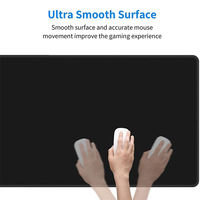 Nouvelle Tendance du Fabricant : Grand Tapis de Souris Personnalisé Noir 40*90, Tapis de Souris Vierge en Caoutchouc pour Gaming, Anti-Rayures, Style Dessin Animé
