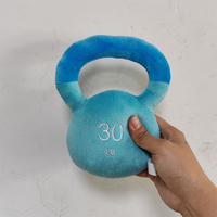 2025 Logo personnalisé Kettlebell chien jouets de luxe en peluche jouets pour animaux de compagnie avec divertissement durable jouet sonore pour animaux de compagnie