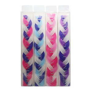 <span class=keywords><strong>Bougies</strong></span> de Havdalah Artisanales OEM à Marque Blanche, Design Tressé Multicolore, Cire de Paraffine, <span class=keywords><strong>Bougies</strong></span> d'Art <span class=keywords><strong>Rituel</strong></span> Juif, Vente en Gros - Product Image 3
