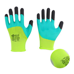 Guanti da lavoro in gommapiuma di sicurezza in lattice con rivestimento in gomma rinforzata - Product Image 6