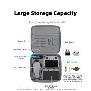 DJI Air <span class=keywords><strong>3</strong></span>、DJI Air <span class=keywords><strong>3</strong></span>収納バッグ用のハード防水キャリングケース、RC <span class=keywords><strong>2</strong></span>/RC-N2コントローラーと互換性があります - Product Image 4
