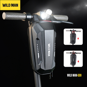 תיק נשיאה לאופניים/קורקינט חשמלי WILD MAN GD9 Plus 3L עמיד למים, תיק לכידון, תיק למסגרת קדמית, תיק לאביזרים - Product Image 3