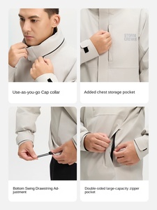 Mediastorm STORMCREW25เสื้อผ้ากันลมแบบมีซิป, ผ้าวูลผ้าไหมโพลีเอสเตอร์/ ไนลอนสำหรับฤดูใบไม้ร่วงฤดูหนาว - Product Image 4