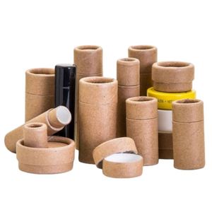 Eco Friendly Kraft Biodegradable <b>Lip</b> <b>Balm</b> Tubes Lipstick Tubes - Product Image 3
